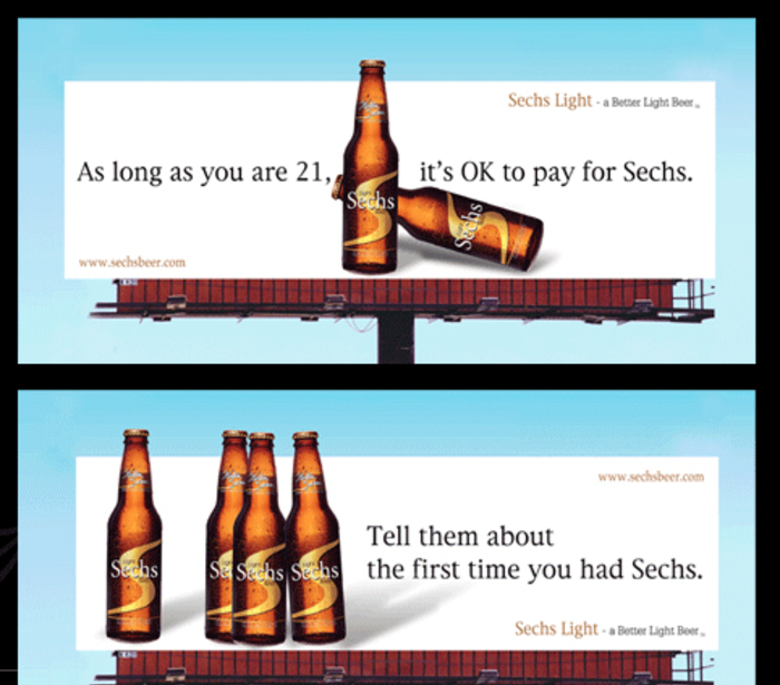 Sechs Beer Advertising Compaign